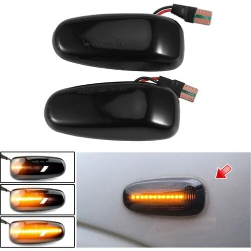 Car Dynamic LED Turn Signal Blinker Side Marker Light for E C CLK S Class W124 W210 R170 R129 W163 W638