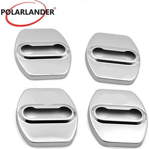 Car-Styling for Kia Carens K4 K5 KX3 KX5 Door lock waterproof rust Cover Case stainless steel 4pcs