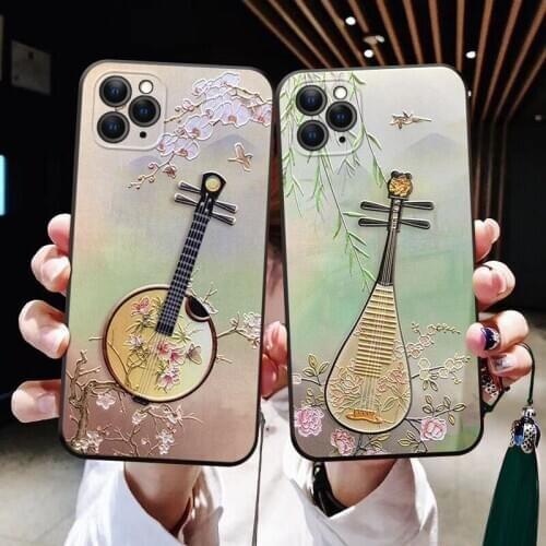 Tassel Phone Case for Huawei P20 P30 P40 Mate 10 20 30Lite Pro Honor 8X 9 10 20 30Pro Soft Back Covers 3D Embossed girl Coque