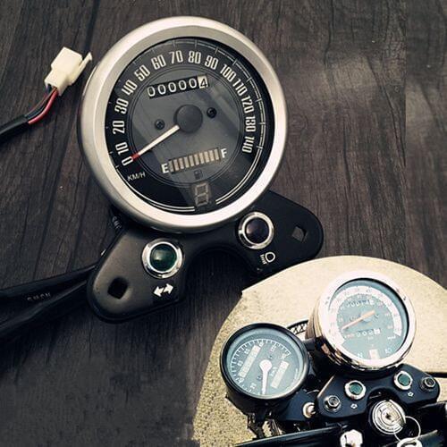 Cafe Racer Motorcycle Odometer Speedometer Gear digital display for Honda CG125 have USB