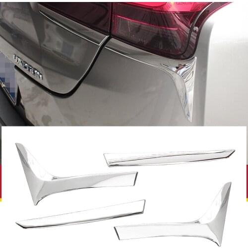For Lexus UX200 250h 2019-2021 ABS Chrome Rear Tail Light Lamp Strip Trim Car Styling Accessories