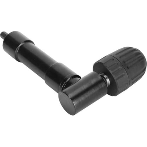 Wood Cutter Right Angle Drill Attachment Adapter 90 Degrees Drilling Extension Chuck Tools Black