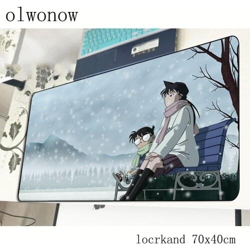 Detective Conan mouse pad gamer 3d 700x400x2mm notbook mouse mat gaming mousepad large gel pad mouse PC desk padmouse