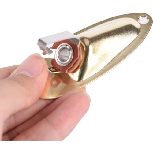 IRIN New 1 Set Gold Boat Input Output Jack Plate Socket With Screws For Guitar Stringed Instruments Accessories