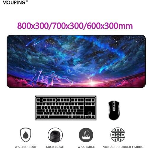 Anime mouse pad attack on titan deskpad gaming accessories gamer desk mat Carpet computer table For office deskmat DropShipping