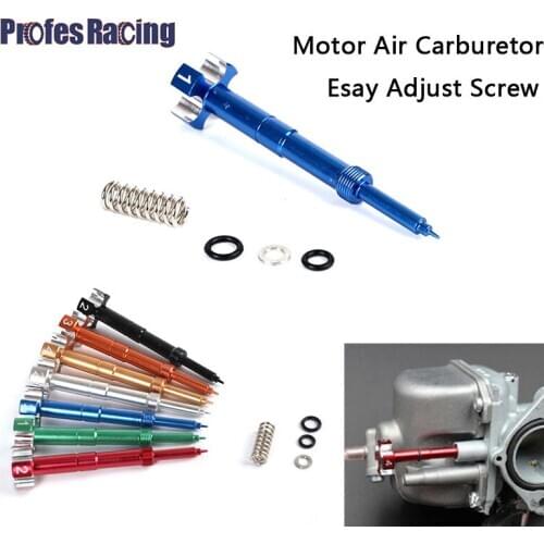 CNC Easy Adjustable Fuel Mixture Screw CNC Air Fuel Mixture Screw For Motorcycle ATV Dirt Bikes FCR MX Carburetor Motor 4 Stroke