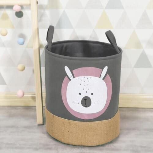 Cartoon Laundry Basket for Baby Toys Storage Basket Baby Dirty Clothes Laundry Pouch Home Organizer Storage and Organization
