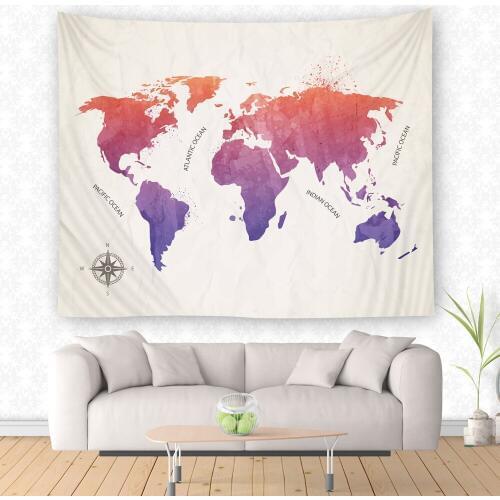 Polyester Wall Tapestry Home Living Decor Hanging Boho Hippie Tapestry Beach Coverlet