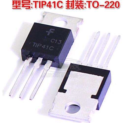 New TIP41C TO-220 NPN Darlington Transistor Output 100V 6A Transistor