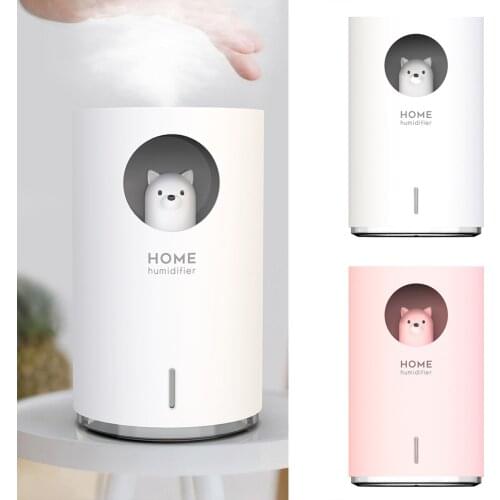 700ML Portable Air Humidifier USB Desk Mist Diffuser Air Purifier With Colorful Night Light For Bedroom Living Room Study Room