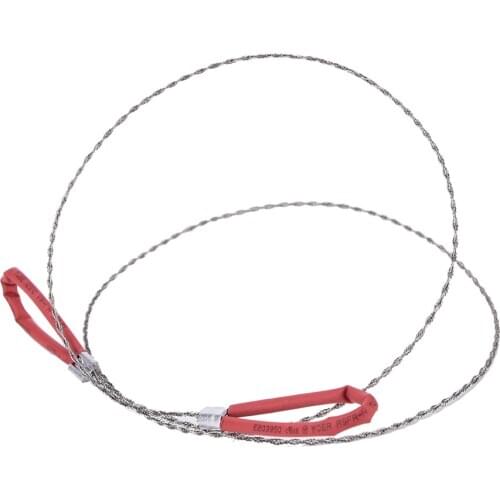 Outdoor Practical Manual Hand Steel Rope Chain Saw Portable Emergency Survival Gear Steel Wire Kits Travel Tools Camping Hiking