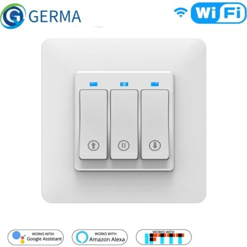 WiFi Smart Curtain Switch Tuya Smart Life App Remote Control Motorized Curtain Motor Roller Blinds,Works with Alexa Google Home