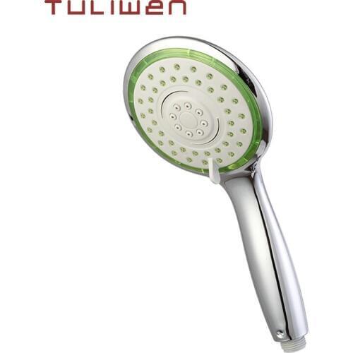 5 inch Handheld Shower Head Water Saving 5 Modes Hand Shower Chrome Air-Turbo Powerful Massage Shower