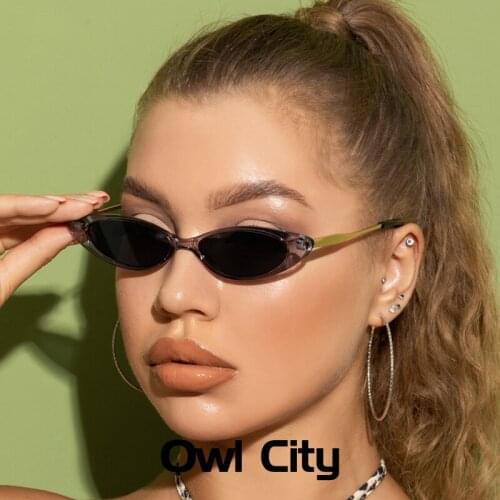 Cat Eye Vintage Sunglasses Women Men Retro Sun Glasses Women Punk Eyeglasses Ins Popular Colorful Shades Eyewear UV400