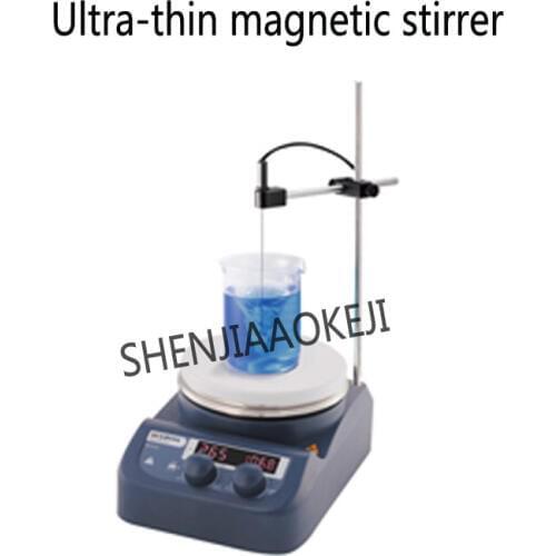 Ultra-thin magnetic heating mixer Digital stove stirrer 200-1500rpm Laboratory general instrument 200-240VAC 5W