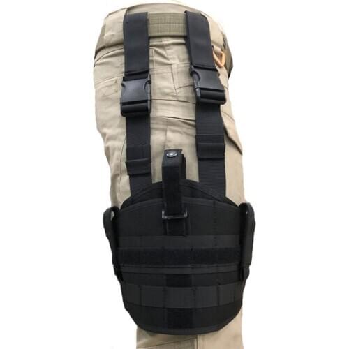 Tactical Airsoft Holster Paintball Glock Drop Leg Bag Outdoor Army Combat Molle Gun Bag Military Training Hunting Sport Gun Case