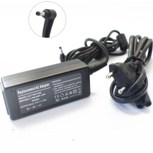 Laptop Battery Charger AC Adapter For HP 19V 1.58A 30W Mini 1108TU 1109TU 1110LA 1110NR 1110TU 1120LA 1120NR Power Supply Cord