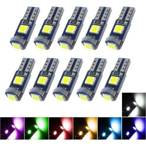 10PCS Auto Highlight T5 3030-3SMD Width Lamp Instrument Lamp Air Conditioning Lamp Position Lamp LED