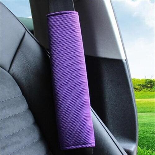 2 Pcs Breathable Car Safety Belt Cover Seat Belt Pad Belt Shoulder Pads Auto Seatbelt Shoulder Protective Strap Pads