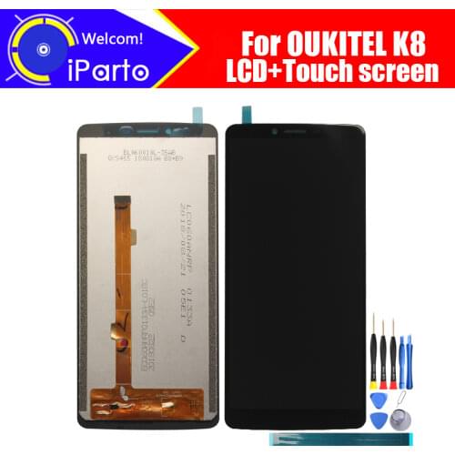 6.0 inch OUKITEL K8 LCD Display+Touch Screen Digitizer Assembly 100% Original New LCD+Touch Digitizer for OUKITEL K8 +Tools
