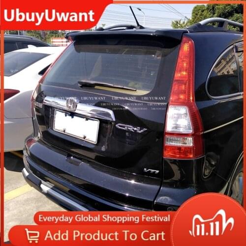 ABS Material Rear Roof Car Spoiler For Honda CRV Cr-v 2007 2008 2009 2010 Primer Color Tail Wing Decoration