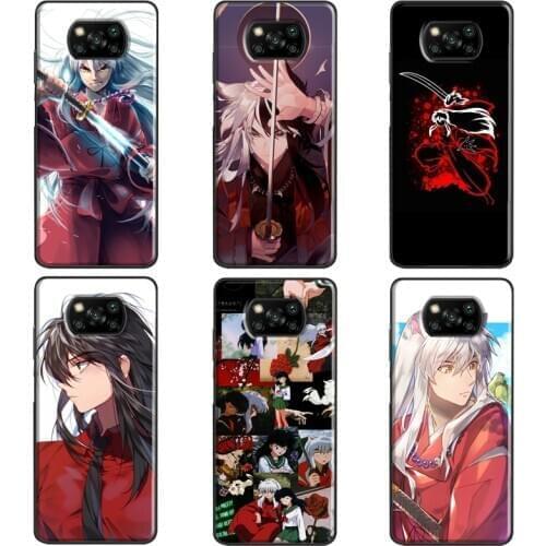 Inuyasha Anime Case For Xiaomi Mi 10T 9T Pro 9 A3 Mi Note 10 Lite Cover For POCO X3 F2 Pro F1 Coque