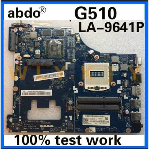 For Lenovo G510 VIWGQ/GS LA-9641P Notebook Motherboard PGA947 HM87 DDR3 Standalone Graphics Card 100% Test Work