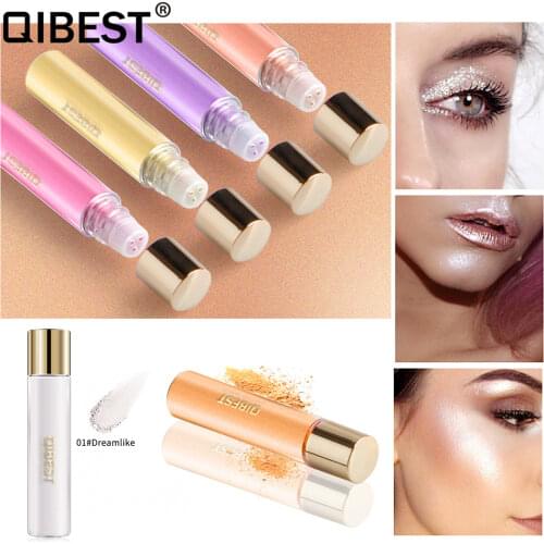 Makeup Highlighter Illuminator Eyeshadow Powder Concealer Face Brightener Bronzer Beauty Cosmetics Make Up Tool