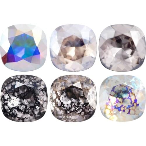 4470 Square Shape Cushion fancy Stones 10mm For Nail Art Jewelry DIY Wedding Dress Making Accessories