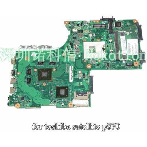 NOKOTION V000288240 Laptop Motherboard For Toshiba Satellite P870 Main Board GL10FG-6050A2492401-MB-A03 DDR3 GT630M