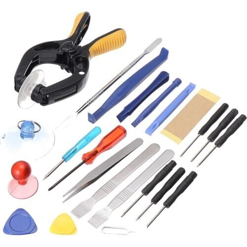 22in1/set Phone Screen Repair Tools Multi Phone Screen Opening Screwdriver Plier Suction Cups Tweezer DIY Hand Repair Tool Set