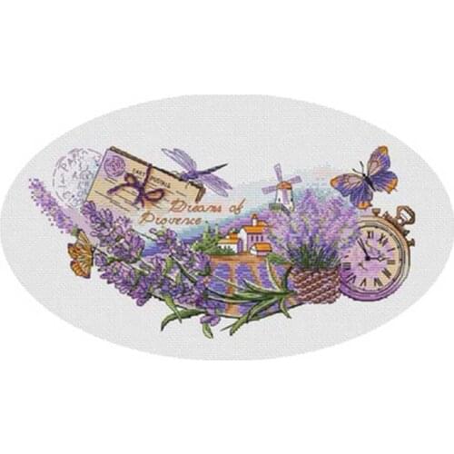 Lavender Dream patterns counted 11CT 14CT 18CT DIY Cross Stitch Sets wholesale Cross-stitch Kits Embroidery Needlework