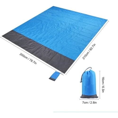 New Portable Camping Mat Waterproof Beach Blanket Outdoor Picnic Ground Mat Mattress Camping Picnic Mat blanket