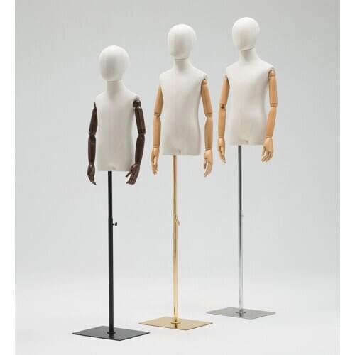 New Style Fashion Hot Sale Child Fabric Mannequin Dressmaker Model Child Hot Sale