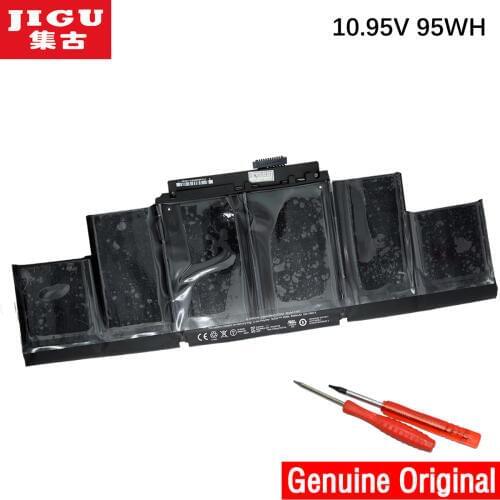 JIGU A1417 Original Laptop Battery For APPLE retina A1398 MC975 MC976 ME664 ME665 10.95v 95wh