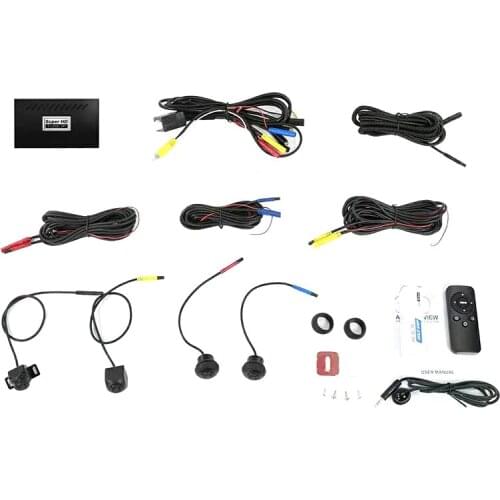 360 Degree Bird View Panoramic System Waterproof Seamless 4 Camera Car DVR Recording Parking Rear View Cam for All Car