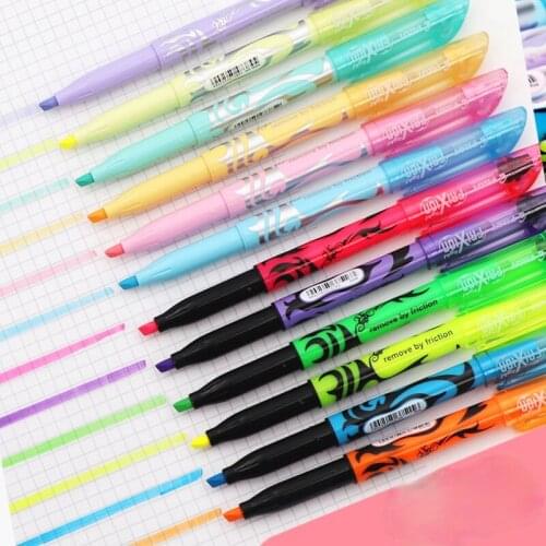 PILOT Erasable Pen FRIXION Color Marker for Students with Light Color Key Marker Color Pen Hot Erasable Rubbing Pen