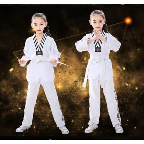 Professional children taekwondo clothing Judo Jiu Jitsu Uniform Set Clothes Adults wushu kung fu Clothing Kids stage costumes