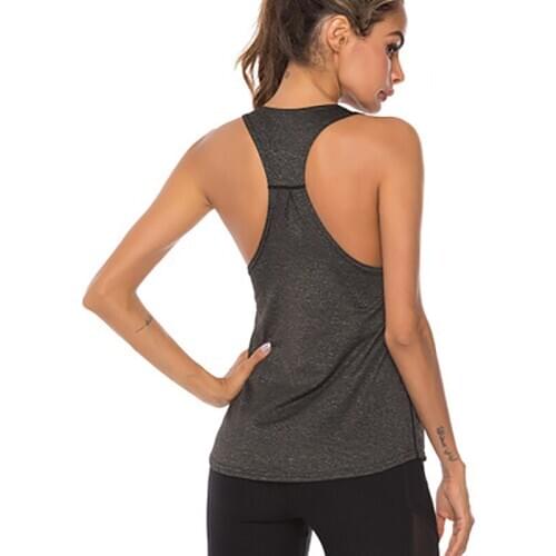 Zhangyunuo Sports Yoga Vest Backless Fitness Tank Tops Women Active Wear Solid Gym Crop Top Dyr Fit Solid Workout Sexy Shirt