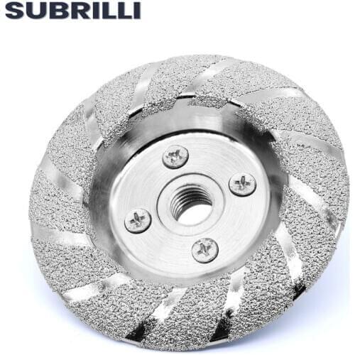 SUBRILLI 4.5Inch 115mm High Quanlity Grinding Wheel Rotary Disc Sanding Tool Abrasive Disc Tools For Stone Concrete Material