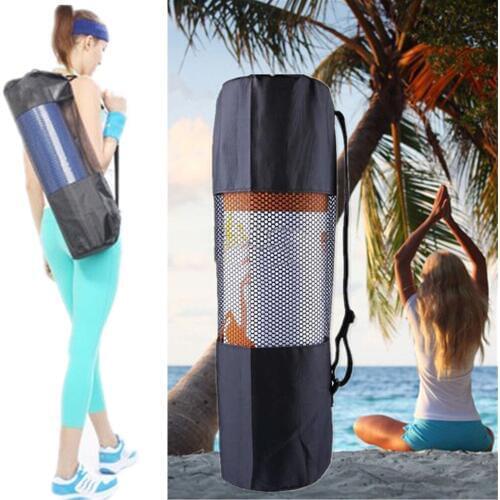 Yoga Mat Bag Portable Yoga Mat Bag Nylon Basket Washable Adjustable Shoulder Strap Carry Lightweight Durable w