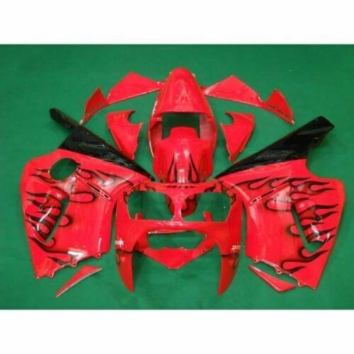 Wotefusi ABS Bodywork Fairing For ZX-12R 2000 2Wotefusi 01 Painted Motorcycle (A)