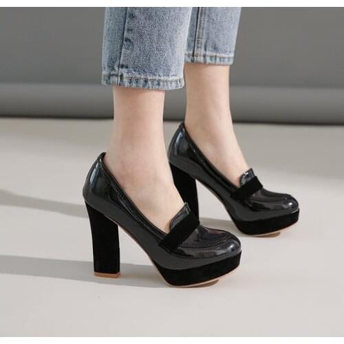 YMECHIC 2020 Spring Extra High Heel Womens Shoes Slip on Black Red Gold Silver Sexy Heels Platforms Party Ladies Shoes Pumps 43