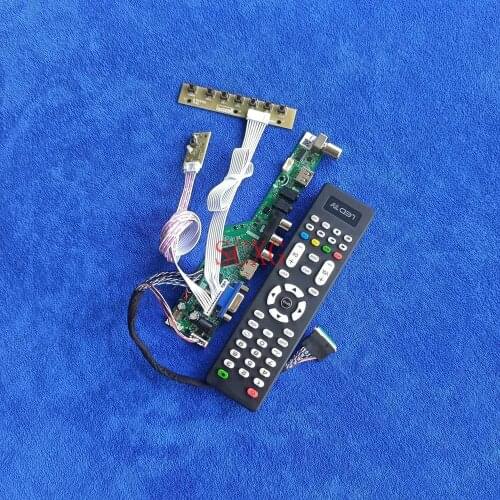 LCD LED Fit LP156WH2-TLA1/TLAA/TLAC/TLB1/TLC1/TLD1 1366*768 Monitor drive board Kit Analog AV VGA USB HDMI-compatible 40Pin LVDS