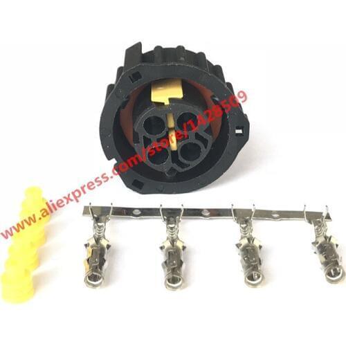 5 Sets 1-1813099-1/967325-1/1-1813099-2 Tyco/Amp Car Plug 4 Pin Female Waterproof Auto Wiring Car Connector