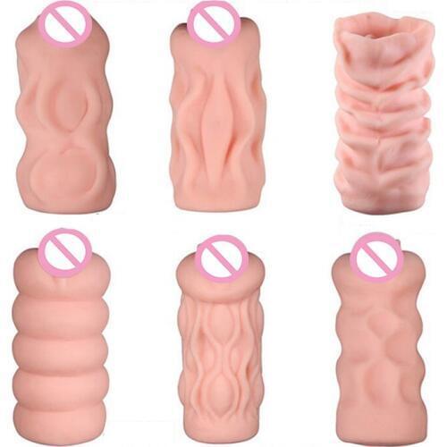 4D Artificial Realistic Vagina Masturbator Aircraft Cup Soft Masturbation Cup Erotic Sex Toys for Men Male Adult Products