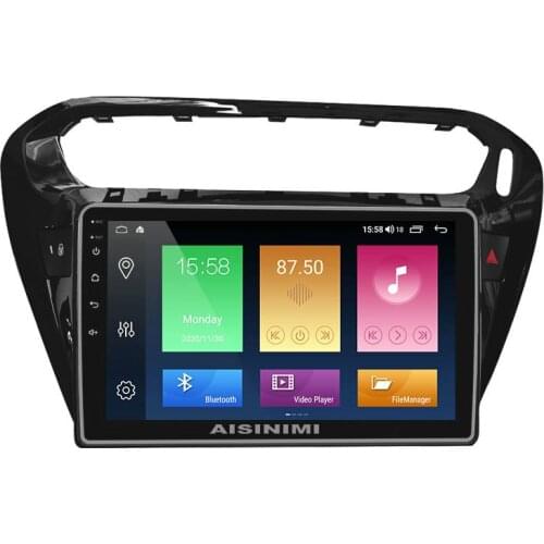 AISINIMI Android 10 Car Dvd Player navigation For peugeot 301 Car Audio Gps Multimedia Stereo Monitor