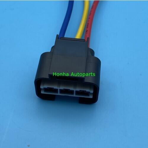 Free shipping 10/20/50 pcs KET 3 pin automotive waterproof housing plugDJ7038F-6.3-21 wire harness with 20cm 12AWG wire