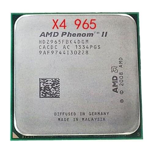 Free shipping AMD Phenom II X4 965 Processor(3.4GHz/6MB L3 Cache/Socket AM3)Quad-Core scattered pieces cpu