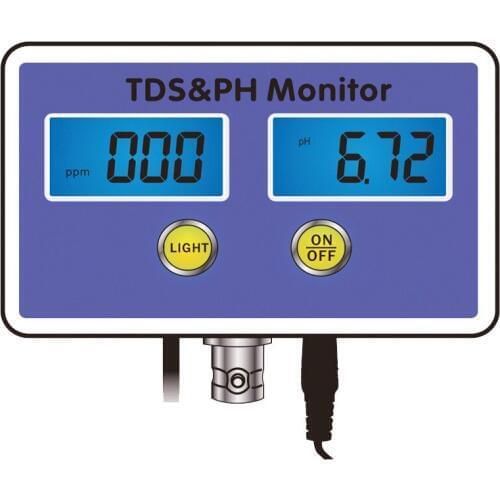 PH long-term monitor, salinity / PH one test machine, aquarium ph, TDS tester,seawater detection.Two-in-one detector